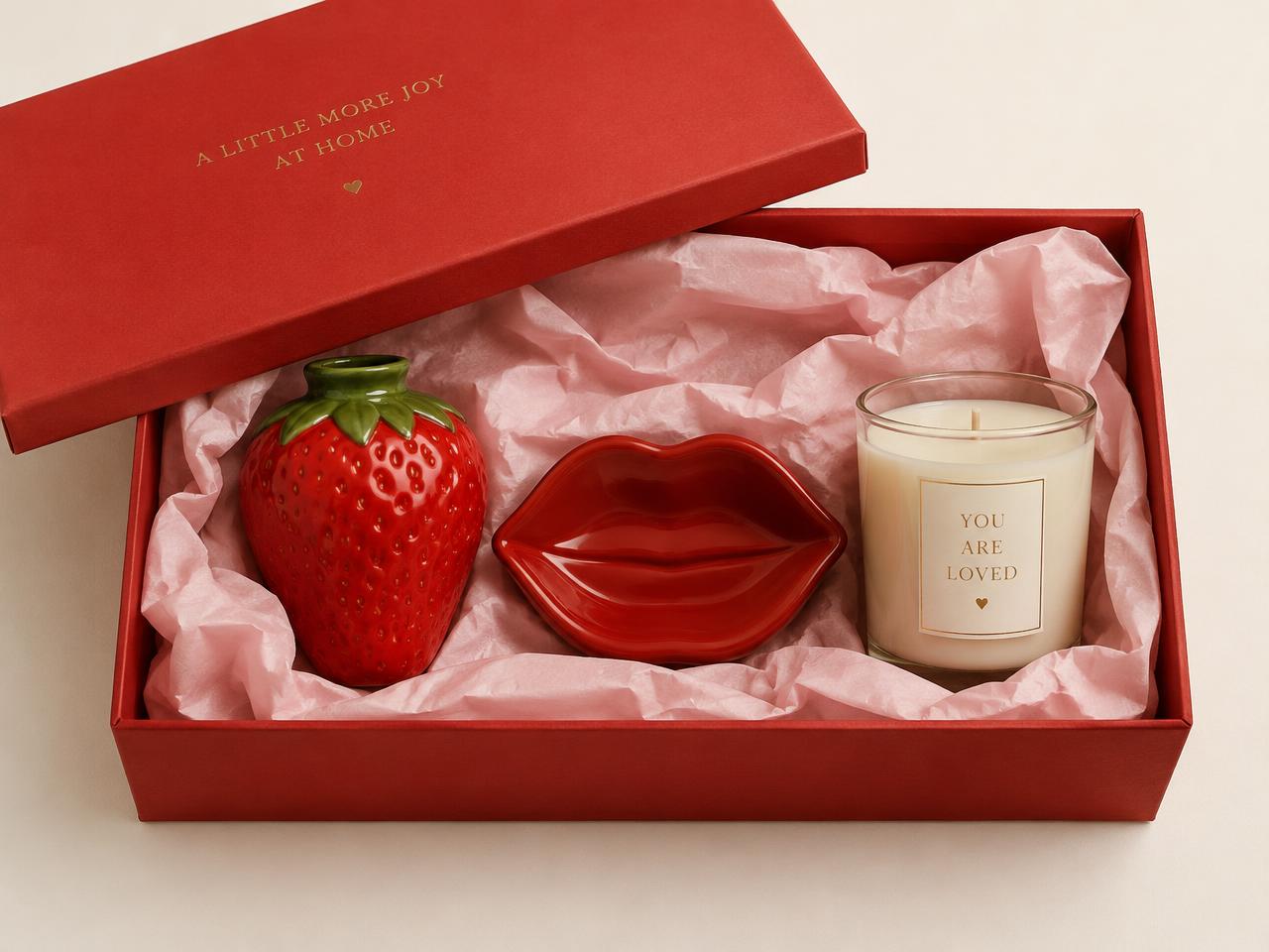 Box cadeau Rose Punch avec trois objets